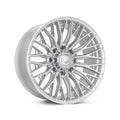 Vossen HFX-6 24x10 - 6x135 - ET25 - Deep Face - 87.1 - Silver Polished Wheel