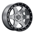 Weld Off-Road Ridge 20x9 - 8x180 BP - ET0 - 124.3mm CB - Satin Gunmetal Wheel (Black Ring)