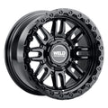 Weld Off-Road Swift 17x9in - 8x170 BP - ET-12 - 125.1mm CB - Gloss Black Wheel & Ring