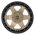 Weld Off-Road Ridge 20x9 - 6x135 / 6x139.7 BP - ET0 - 106.1mm CB - Satin Bronze Wheel (Black Ring)