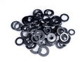 ARP 3/8in ID x 5/8in OD Machined Chamfer black Washers (10 pack)