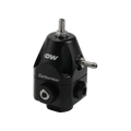DeatschWerks Compact Carburetor Adjustable Fuel Regulator 6AN x4 Inlets - 6AN Return - Black