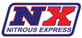 Nitrous Express White w/ Gray Mesh Flat Bill Cap (Snapback - Embroidered Logo)