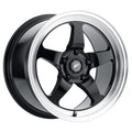 Forgestar D5 18x10 / 5x120.65 BP / ET+25 / 6.5in BS Gloss Black Machined Wheel