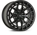 Vossen HFX-1 24x10 - 6x139.7 - ET25 - Deep Face - 106.1 - Satin Black Wheel