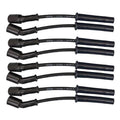 Moroso GM LS 5.7L/6.0L/6.2L/7.0L Ultra 350 8mm Multi-Angle Boot Ignition Spark Plug Wire Set - Black
