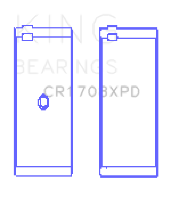 King Engine Bearings Chevrolet Custom Honda Journal 1.888 CB1663H version Pre-doweled
