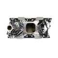 Edelbrock Chevy SB Victor Jr. 23 Degree Intake Manifold - Chrome Plasma Finish