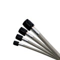 Nitrous Express -4AN SS Braided SHO Hose 12.5in - Black