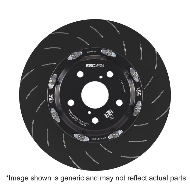 EBC Racing 23-24 Nissan Z (RZ34) Performance 3.0TT Front 355mm 2 Pc Rotor Replacement (Pair)