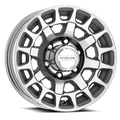 Raceline 873MC Backcountry Trailer 15x5in / 5x4.5 BP / 0mm Offset / 3.19mm Bore - Machined