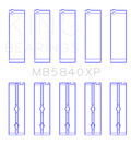 King Engine Bearings Chrysler/Dodge Gen 3 Hemi 5.7L/6.1L/6.4L Crankshaft Main Bearing Set (Set of 5)