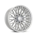 Vossen HFX-6 24x10 - 6x139.7 - ET25 - Deep Face - 106.1 - Silver Polished Wheel