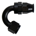 DeatschWerks 8AN Female Flare Swivel (Incl Ferule/Olive) 150-degree Hose End PTFE